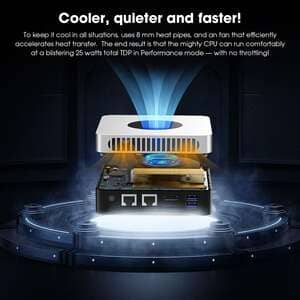 CHUWI LarkBox X Mini PC 12GB RAM 512GB SSD Intel N100 Ігровий ПК