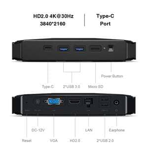 CHUWI ミニPC Hero Box J4125 8GB/256GB (2) Міні-ПК CHUWI HeroBox Intel Celeron N100/ J4125 Чотириядерний ЦП