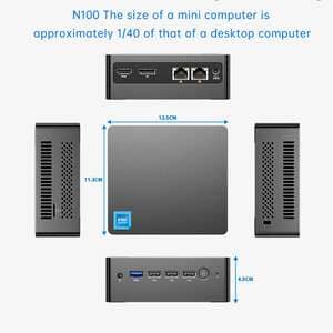 Міні-ПК з вентилятором 12-го покоління Intel N100 Alder Lake Quad