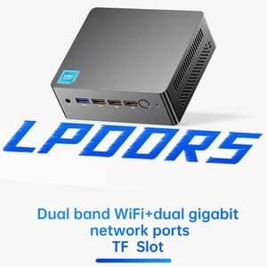Міні-ПК з вентилятором 12-го покоління Intel N100 Alder Lake Quad