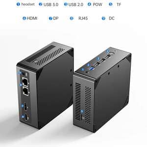 Міні-ПК з вентилятором 12-го покоління Intel N100 Alder Lake Quad