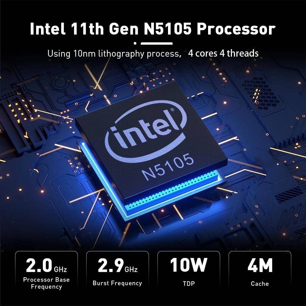Міні-ПК Beelink U59 Pro Intel 11-го покоління Celeron N5105 DDR4 8