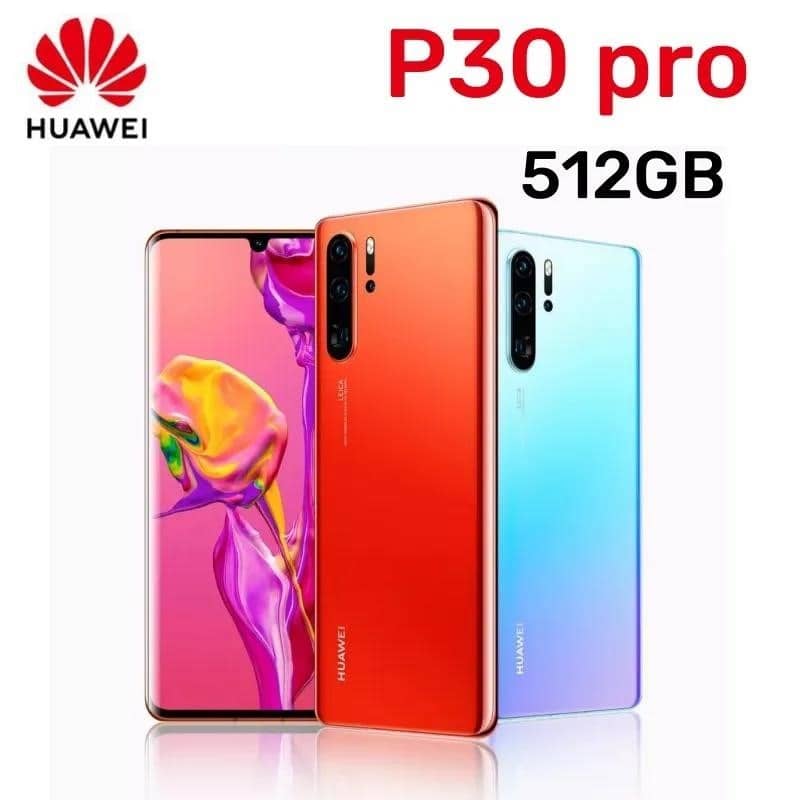 Смартфон HUAWEI P30 Pro Android 6.47 дюймів 512 ГБ ПЗУ 40 МП+32 МП