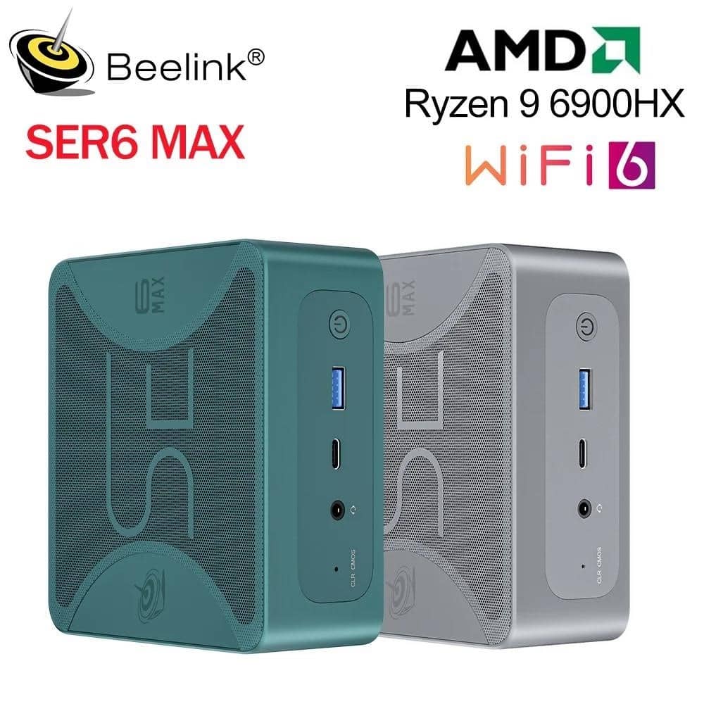 Beelink Mini PC SER7 SER6 MAX AMD Ryzen 7 7840HS 9 6900HX DDR5