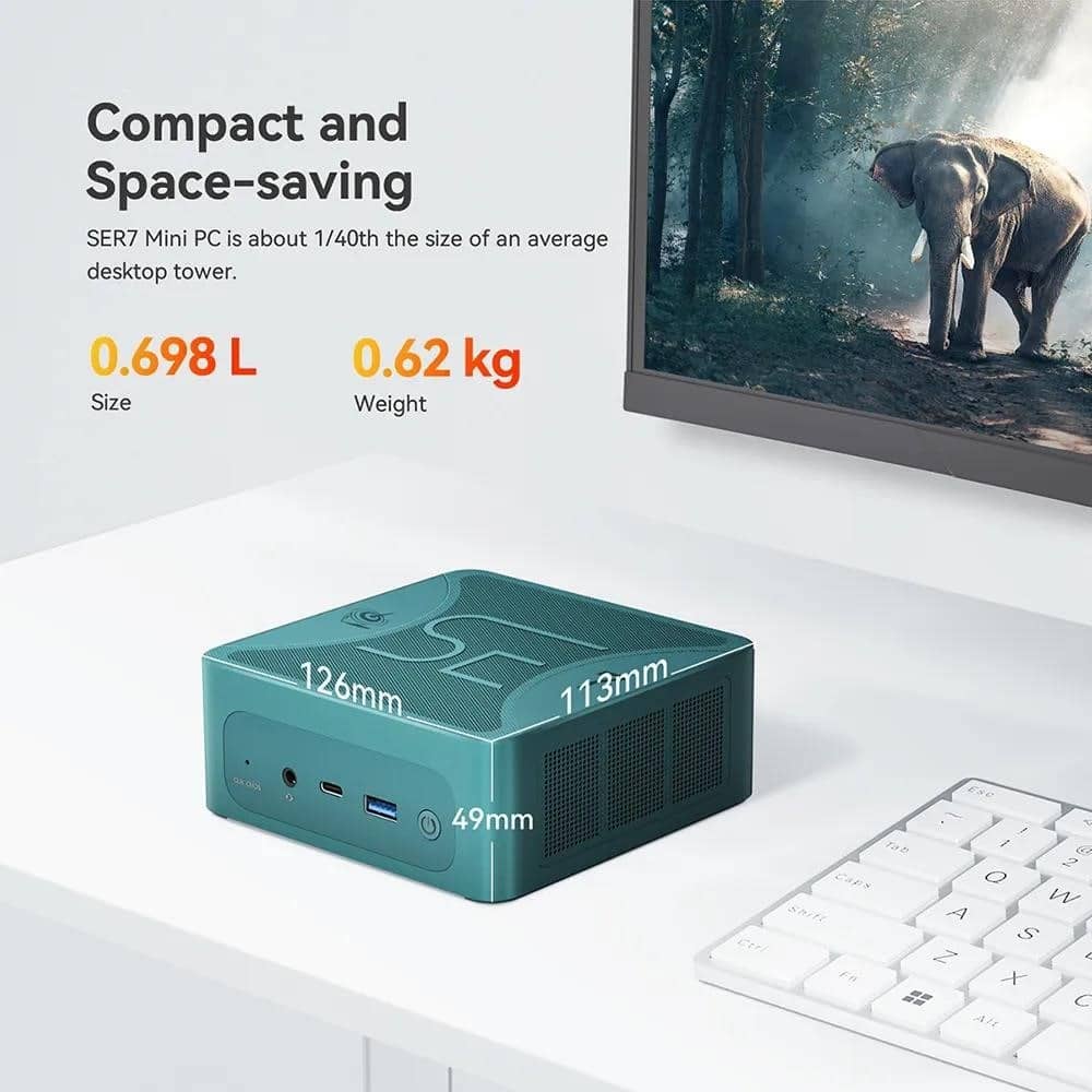 Beelink Mini PC SER7 SER6 MAX AMD Ryzen 7 7840HS 9 6900HX DDR5