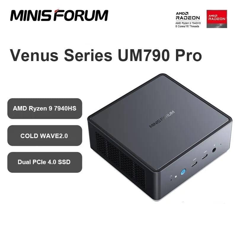 ミニPC Minisforum UM790 Pro 32GB/1TB Minisforum UM790 Pro 7940HS Mini PC