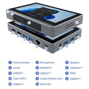 Міні-ігровий ПК CHUWI Herobox 8 ГБ RAM 256 ГБ SSD Intel N100