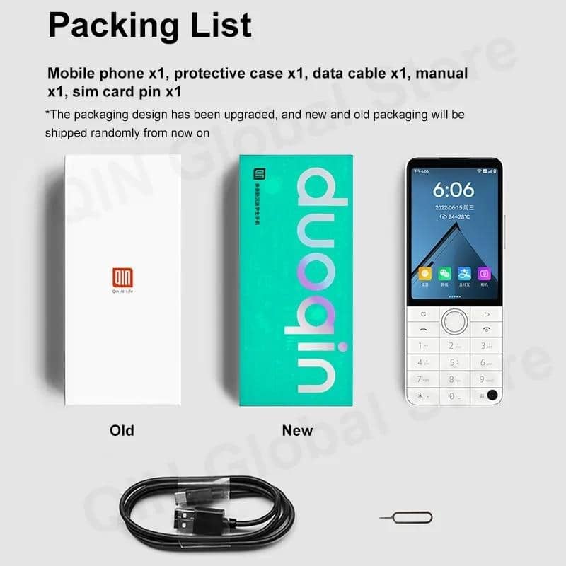 Qin F22 Pro Duoqin MTK Helio G85 Wifi 3,54 дюйма 4 ГБ 64 ГБ