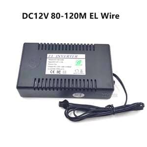 DC 12V Mini Neon EL Wire Driver Driver Controller for 1-10M LED EL Wire ...