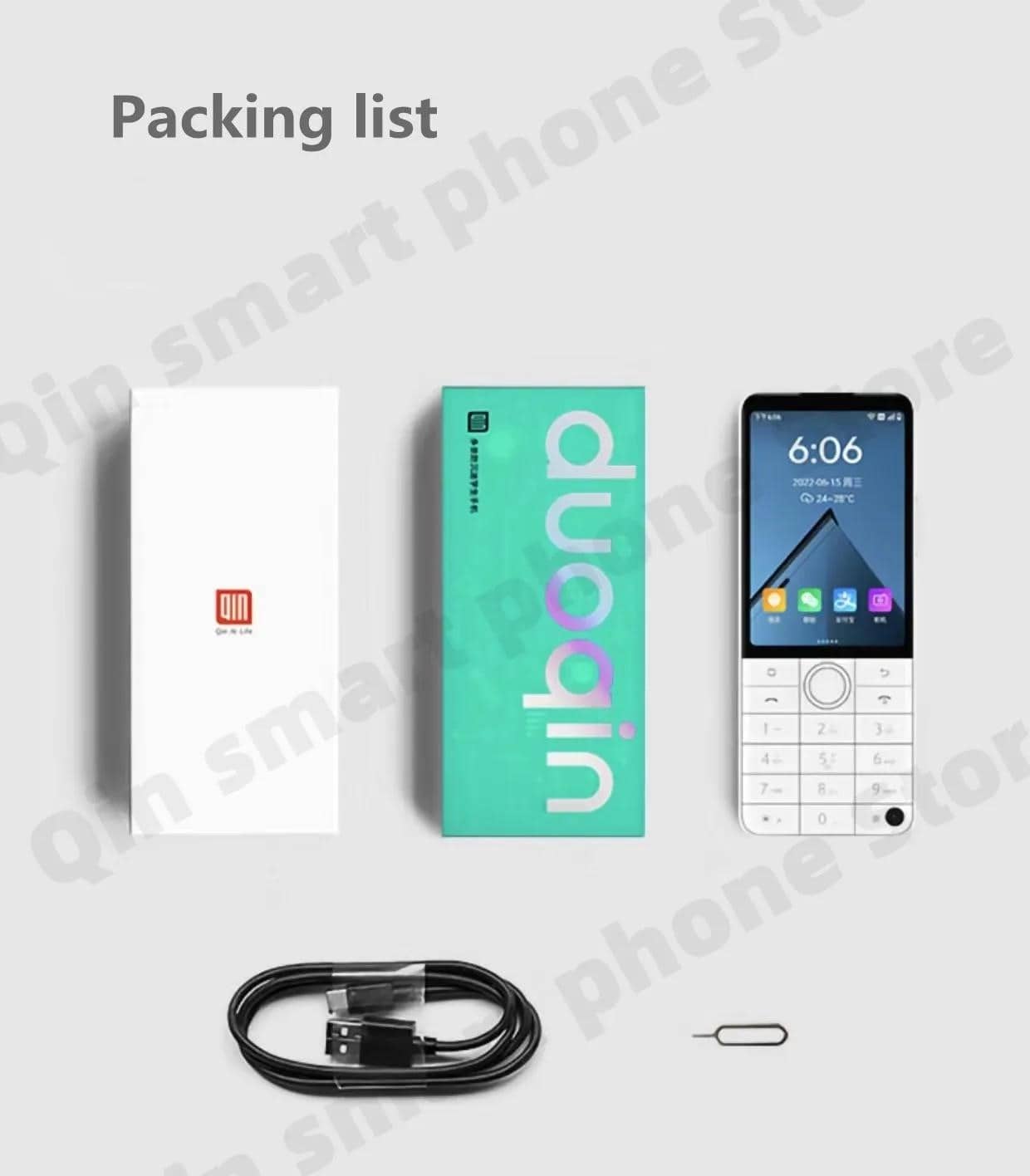 Новий Qin F22 Pro Smart Touch ScreenPhone Wifi 5G+3,5 дюймів 4 ГБ