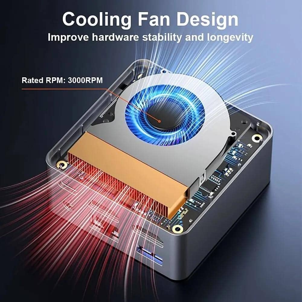 GMKtec KB5 Міні-ПК Intel Celeron N5105 Windows 11 Pro 4K 8 ГБ RAM