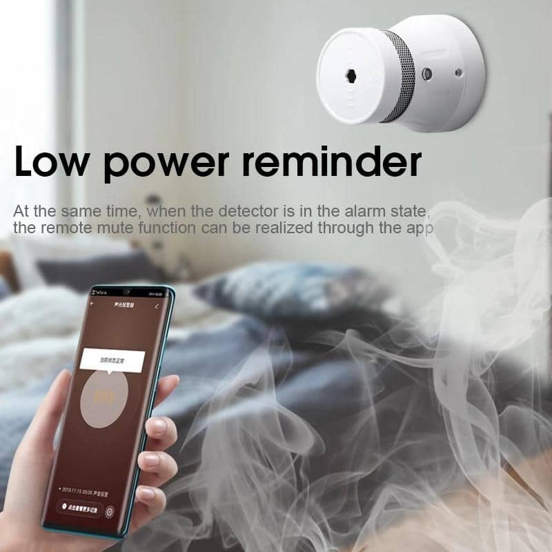 Aubess Tuya Zigbee Smart Smoke Detector Sensor Alarm Fire Smoke ...