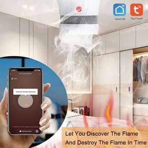 Aubess Tuya Zigbee Smart Smoke Detector Sensor Alarm Fire Smoke ...