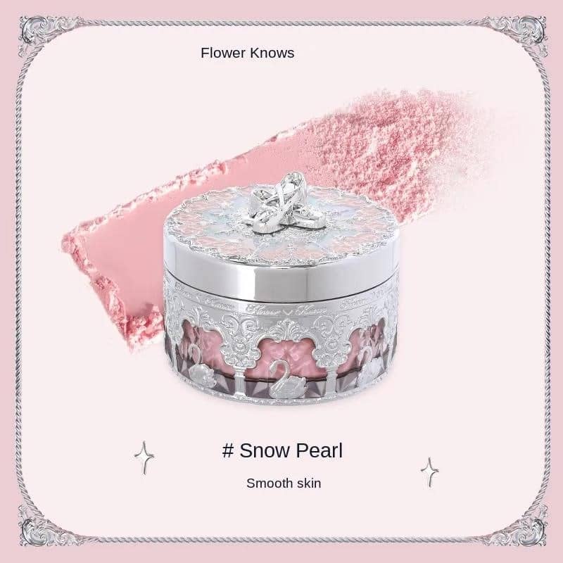 Flower Knows Swan Ballet Setting Loose Powder Makeup Matte