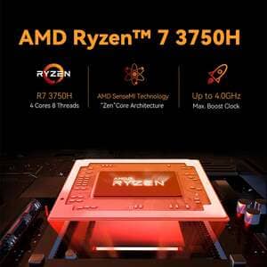 Міні-ПК AMD Ryzen 7 3750H 4 ядра 8 потоків до 4,0 ГГц 2 слоти DDR4