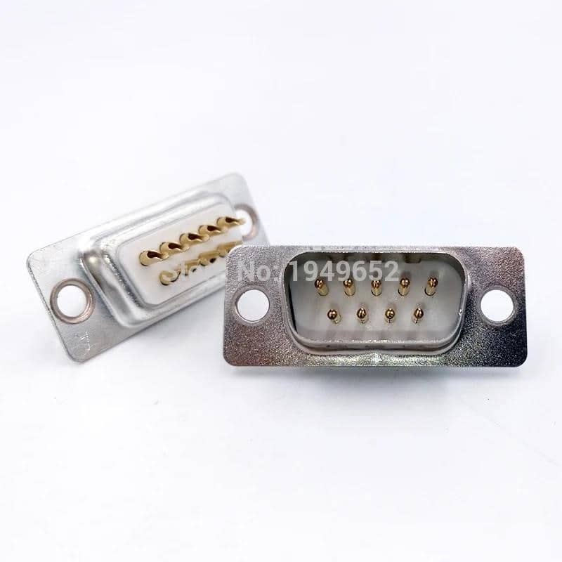 10PCS DB9 ядро ​​роз'єму VGA Pl9pin порт гніздо гніздо Чоловічий