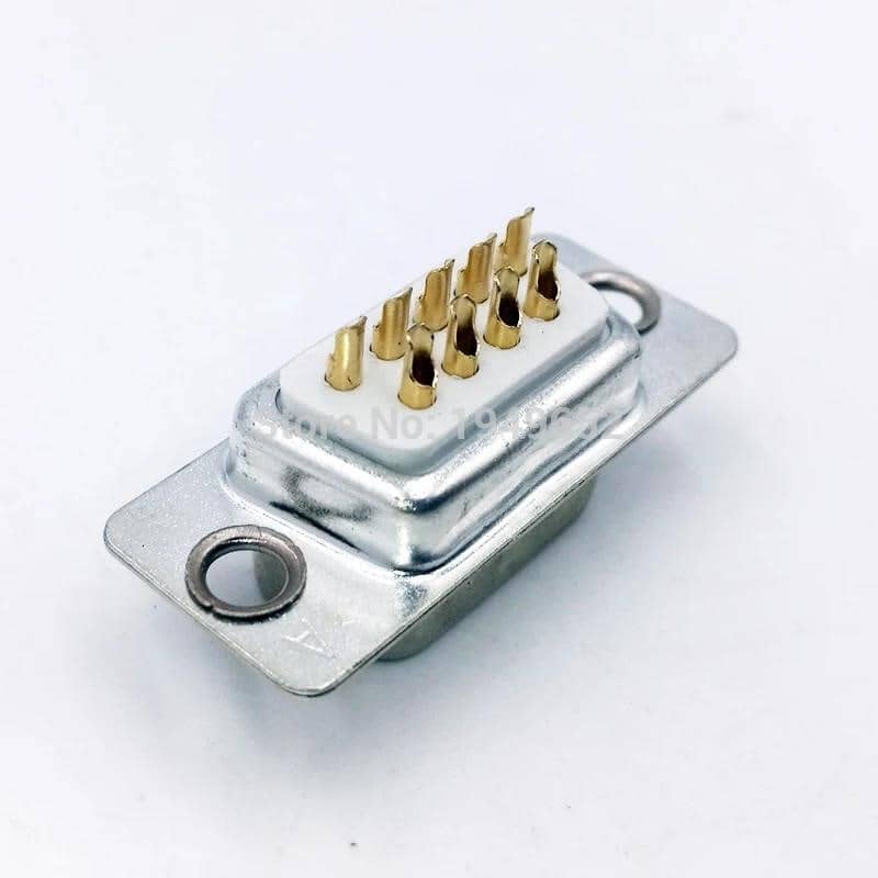 10PCS DB9 ядро ​​роз'єму VGA Pl9pin порт гніздо гніздо Чоловічий